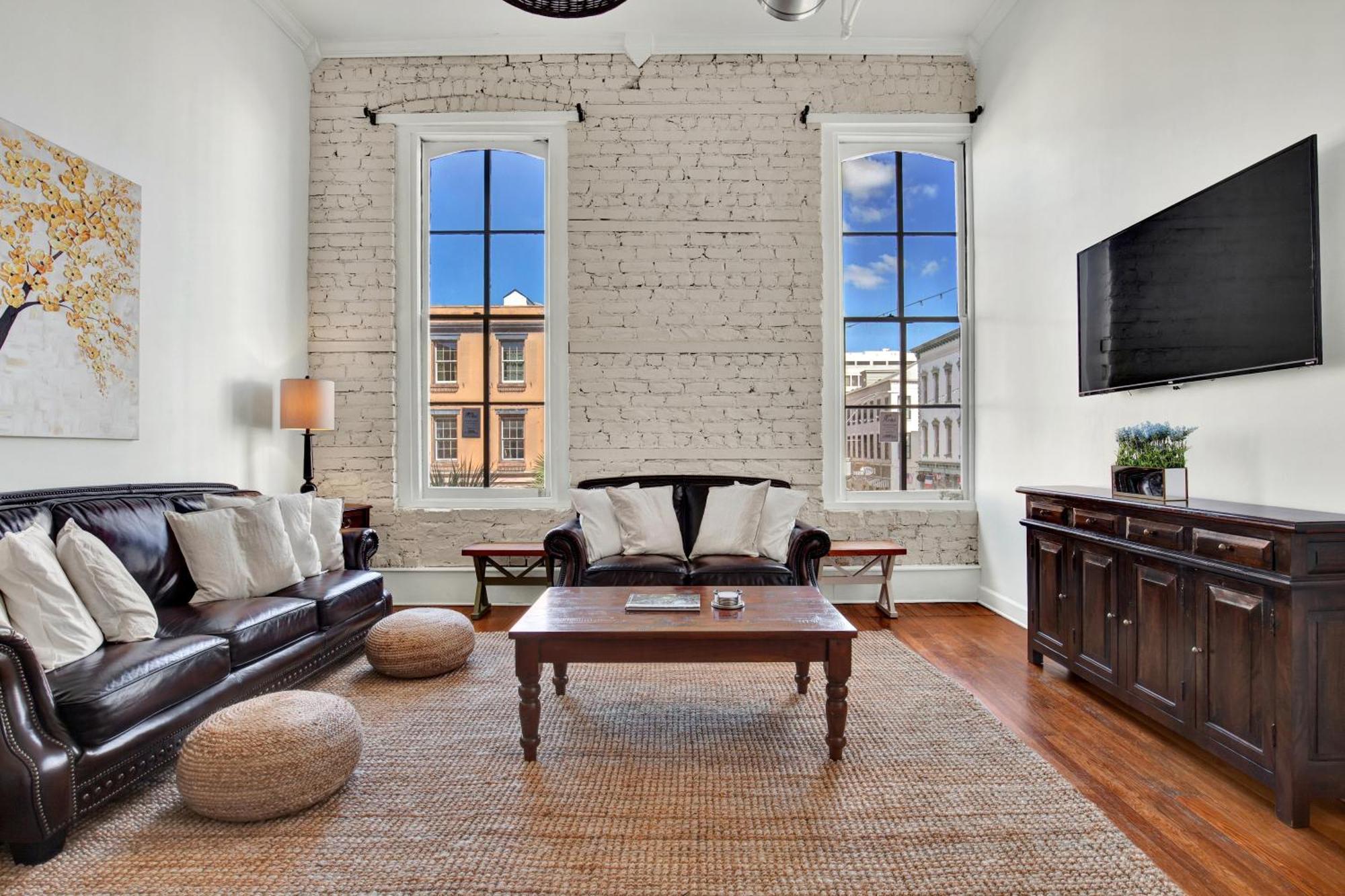 Apartamento Broughton Retreat Savannah Exterior foto